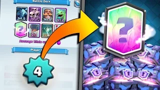 Clash Royale LEVEL 4 NOOB LEGENDARY CARD DOMINATION & LEGENDARY SUPER MAGICAL HUNT!