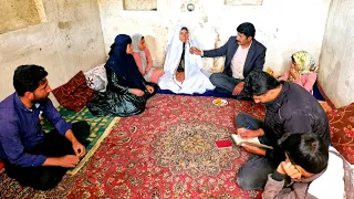 Traditional wedding ceremony in the mountains: Dariush and Zeinab's love in the embrace of nature"