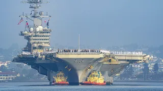 수십조 원짜리 항공모함 안에서의 삶 - Life on a multi-billion dollar aircraft carrier