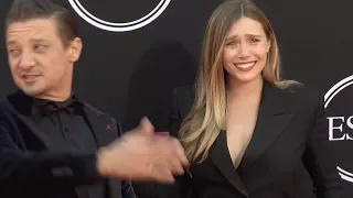 Elizabeth Olsen Awkward Moment with Jeremy Renner