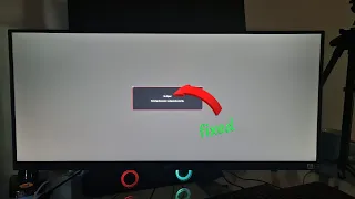 Fixed Chromecast with Google TV black screen on the monitor | LG monitor has no signal