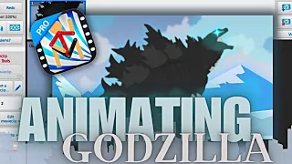 watch me animate Godzilla roar and atomic breath | Stick Nodes Pro |