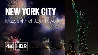 New York City Macy's Fourth of July Fireworks & Drone Show 2023