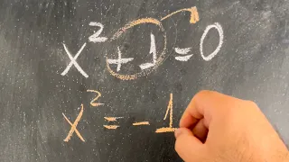 🤯 x²+1 = 0 Equação do Segundo Grau BUGANTE com raiz imaginária! Você consegue resolver?