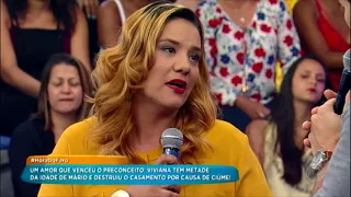 Viviana explica como o ciúme destruiu a relação com o marido, 34 anos mais velho