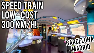 Speed train Low-cost Ouigo, Barcelona - Madrid, 300 km/h!