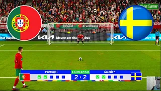 PORTUGAL vs SWEDEN | Penalty Shootout | International Friendly 2024 | EA FC 24 Gameplay PC