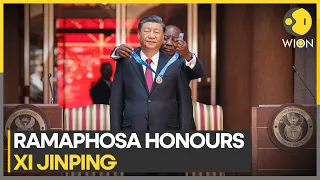 BRICS Summit 2023 LIVE: Ramaphosa honours China's Xi Jinping with South Africa's highest honour