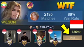 WHEN TOP 1 MYANMAR 🇲🇲 LANCELOT PLAYS ON INDONESIA SERVER 🇮🇩 AND THIS HAPPENED.. 😱 (AUTO SAVAGE)