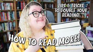 HOW TO READ MORE ⌚ 📚  | HOW I DOUBLED MY READING | Literary Diversions