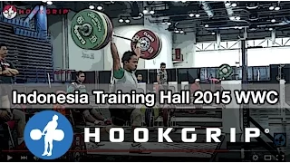 Team Indonesia 2015 WWC Training Hall - Irawan, Triyatno, etc (Nov 16th)