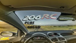Peugeot 206 RC | POV Pure Sound | 4K