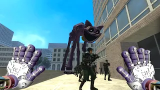VERY BIG CATNAP FROM POPPY PLAYTIME ATTACKED US IN TOWN - GARRY`S MOD