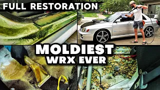 Abandoned WRX Left Sitting For 10 YEARS! | Full Car Detailing Restoration | Deep Cleaning