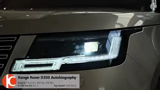 2022 Range Rover Autobiogra phyInterior, Exterior and Features in detail.
