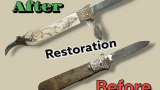 Restoration folding knife " Pavlovsk souvenir "