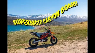 Supermoto canyon bomb