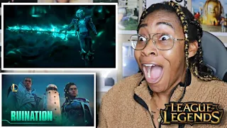 RUINATION | Season 2021 Cinematic - League of Legends REACTION!! 🤯