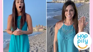 Woman Spreading Mom's Ashes In Sicily Gets Surprise Proposal