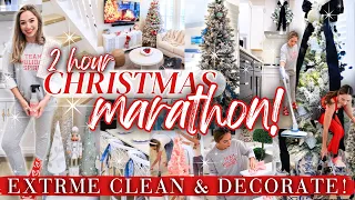 2023 CHRISTMAS EXTREME CLEANING & DECORATING! WHOLE HOUSE CHRISTMAS CLEAN + DECORATE MARATHON!