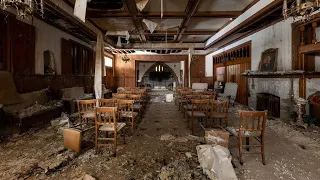 Abandoned Funeral Home With Embalming Room and Caskets