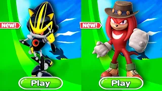 Sonic Dash - Metal sonic Mach 3.0 Vs Knuckles Series-Vs All Boss Zazz Egman #knucklesseries