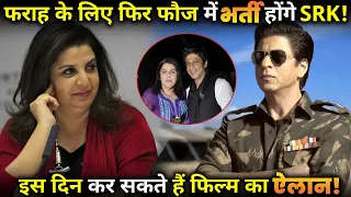 Shahrukh Khan To Play Army Officer Role Again But This Time For Farah Khan.