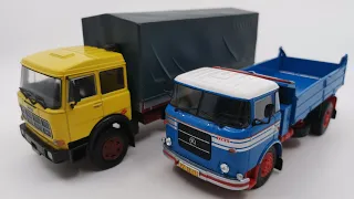 Kultovní náklaďáky minulé éry č. 5 Fiat 190 NC + č. 13 Škoda Liaz 706 MT v měřítku 1:43 - DeAgostini