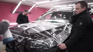 Оклейка полиуретановой пленкой Mercedes Gle