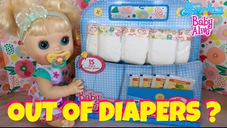 🌸Baby Alive Real Surprises (2012) Daisy Ran Out Of Diapers & Food!😃 Unboxing of Super Refill Pack!