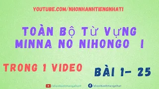 [GV Việt] Toàn bộ từ vựng Minna No Nihongo I - Bài 1 - 25
