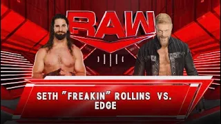 WWE 2K23 - Seth "Freakin" Rollins vs. Edge