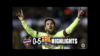 LEVANTE VS BARCELONA 0−5 − ALL GОALS & EXTЕNDЕD HІGHLІGHTS − 2018