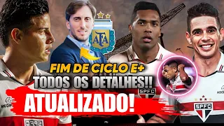 AGORA NO SÃO PAULO! CONTRATO NA MESA! OSCAR VOLTANDO P/ O BRASIL; ALEX SANDRO; JAMES + INFOS DO SPFC