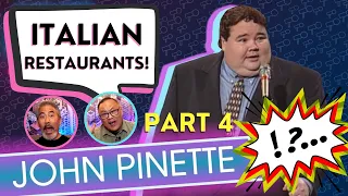 🤣JOHN PINETTE ❤️ ITALIAN FOOD! 🍝 FIRST TIME WATCHING #reaction #funny #Hilarious #comedy #best