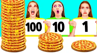 100 Schichten Nahrung Challenge | Lustige Essenssituationen von TeenChallenge