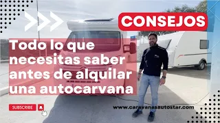 Lo que debes saber para alquilar una Autocaravana