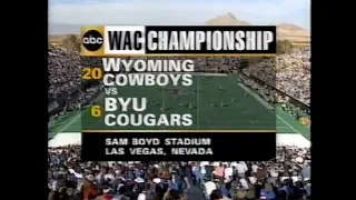 1996 WAC Championship Game - BYU vs Wyoming in Las Vegas
