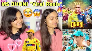 Reaction on MS DHONI "Viral REELS"🔥😱| KING😍💛