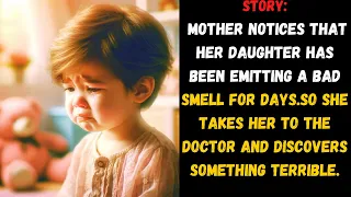 STORY: Mother notices her daughter smells bad, takes her to the doctor, and discovers something.