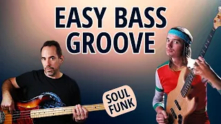 Easy Funk Soul Bass Groove || Jaco Pastorius Inspired (No.175)