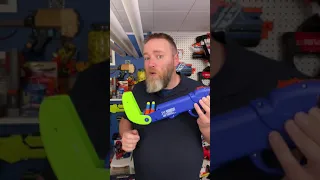 $13 shell ejecting Foam Shotgun, the 2011 Buzz Bee Toys Double Shot (predecessor to the Double Fire)