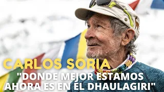 Carlos Soria "Donde mejor estamos ahora es en el campo base del Dhaulagiri"