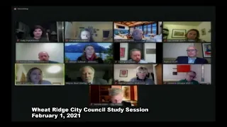 Wheat Ridge City Council Study Session 2-1-21