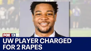 UW football player charged with raping 2 women