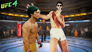 Bruce Lee vs. Kareem Abdul-Jabbar | professional basketball (EA sports UFC 4)