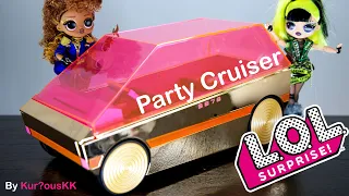 Unboxing and Review of the new LOL Surprise 3 in 1 Party Cruiser Car with Pool and Dance Floor.