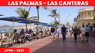 Gran Canaria🌴LAS PALMAS - LAS CANTERAS BEACH - CANARY ISLAND - APRIL - 2023