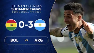 BOLIVIA vs. ARGENTINA [0-3] | RESUMEN | ELIMINATORIAS SUDAMERICANAS | FECHA 2