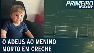 Menino que morreu em creche é velado em SP | Primeiro Impacto (01/09/22)